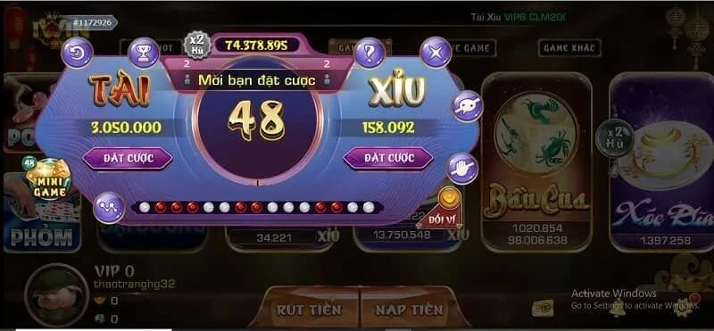 Chơi tài xỉu khung giờ vàng  