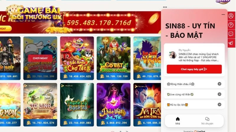 Tổng đài Sin88